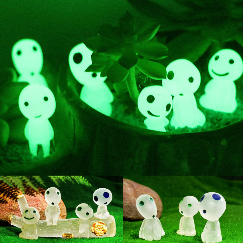 Marine Aquarium Mini - 10pcs Mini Luminous Resin Ghost Figures
