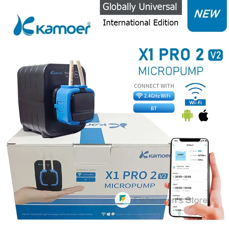 Kamoer X1 PRO 2 V2 WiFi Blueto - Marine Aquarium Return Pump のレビューと価格