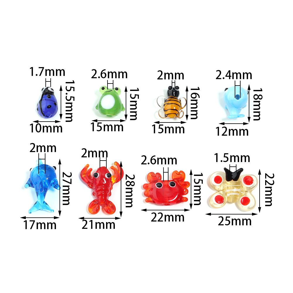 2Pcs Glass Pendant Marine Anim - Marine Aquarium Mini のレビューと価格