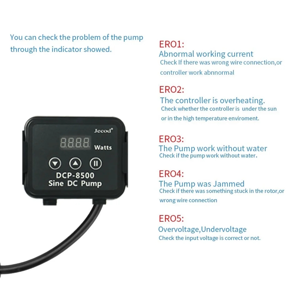 Jebao Jecod DCP 2500/3500/5000 - Marine Aquarium Return Pump のレビューと価格