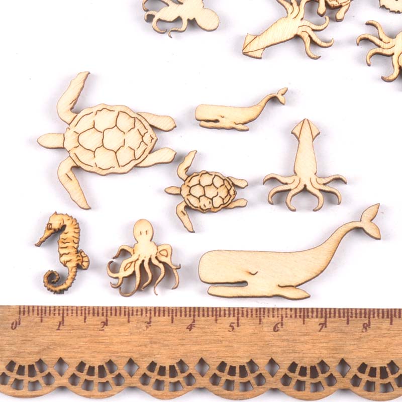 20Pcs 25-40mm Sea Turtle/horse - Marine Aquarium Decorations のレビューと価格