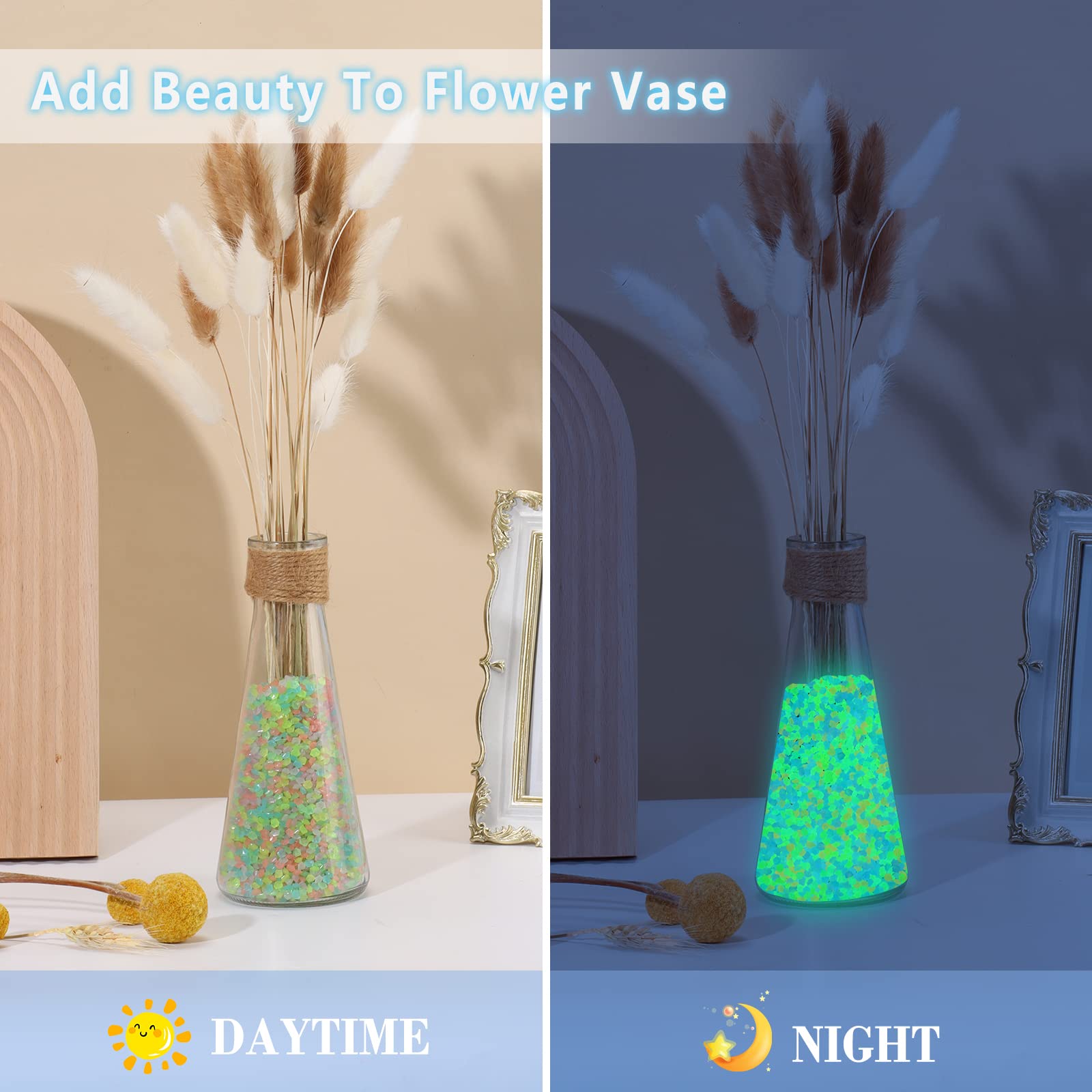 1000Pcs Luminous Sand Glow In  - Aquarium Marine Tank のレビューと価格