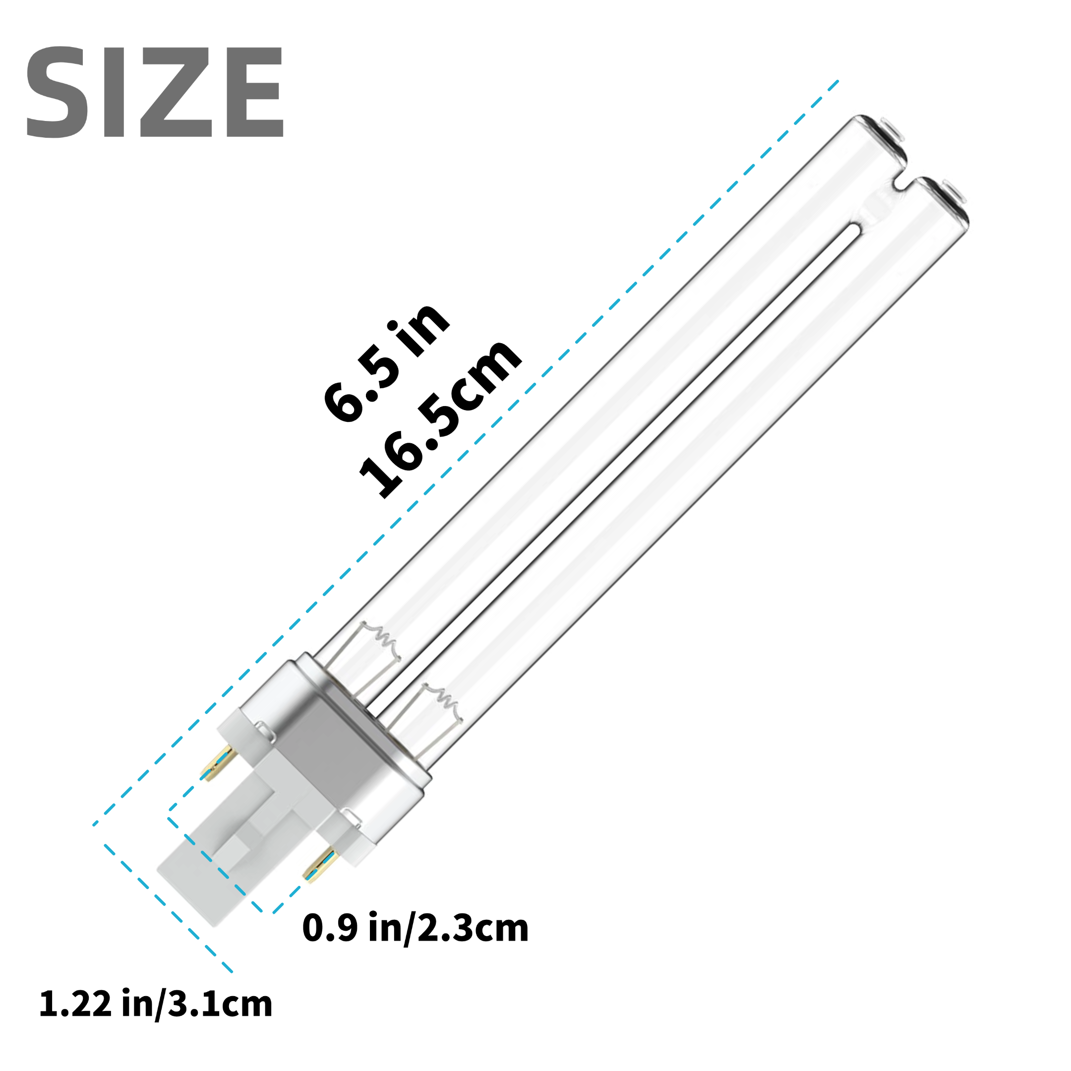 UV Light Bulb 2 x 9w G23 UV la - Marine Aquarium Uv Filter のレビューと価格