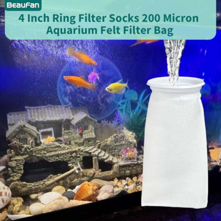 20 Pack 4 Inch Ring Felt Filte - Marine X Aquarium のレビューと価格