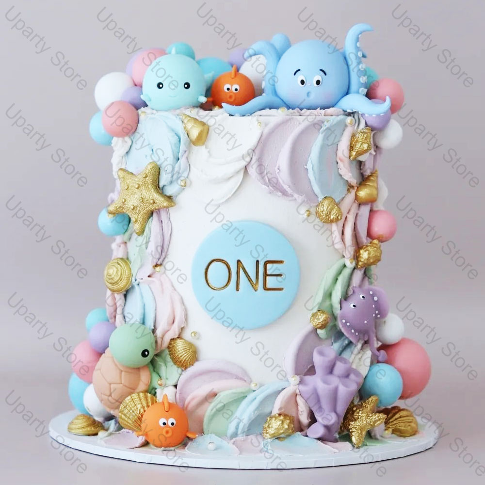 22Pcs Sea Animals Cake Toppers - Marine Aquarium Decorations のレビューと価格
