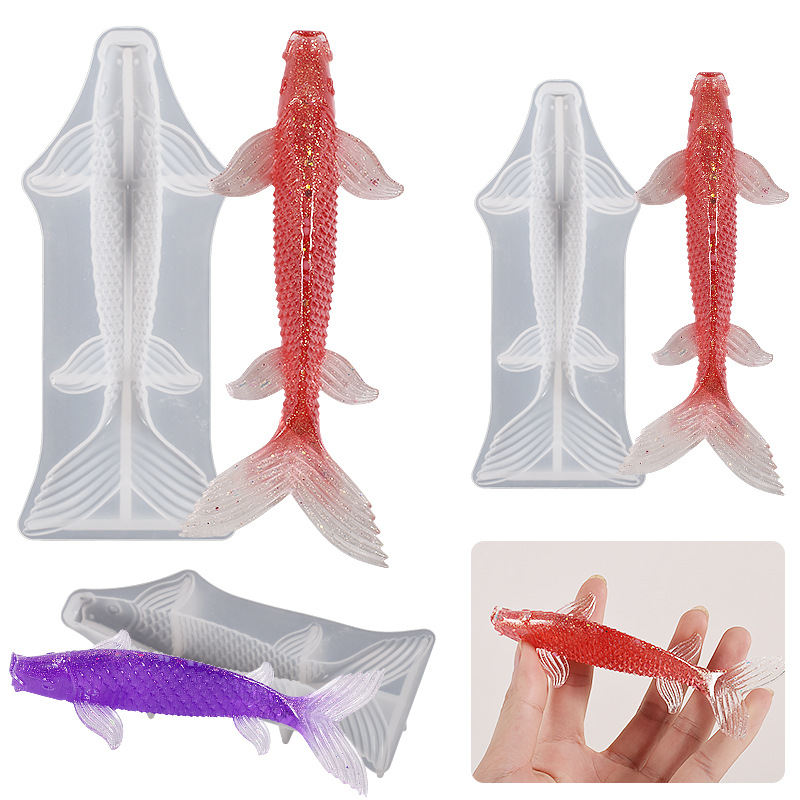 3D Koi Fish Shaped Epoxy Resin - Aquarium Marine Tank のレビューと価格