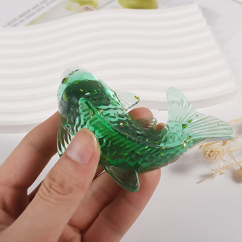 3D Koi Fish Shaped Epoxy Resin - Aquarium Marine Tank のレビューと価格