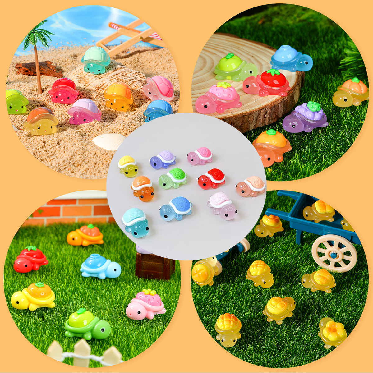 Mini Ocean Resin Turtle Animal - Marine Aquarium Mini のレビューと価格