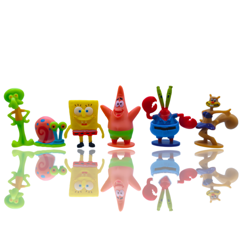 6pcs SpongeBob Fish Tank Decor - Aquarium Marine Tank のレビューと価格