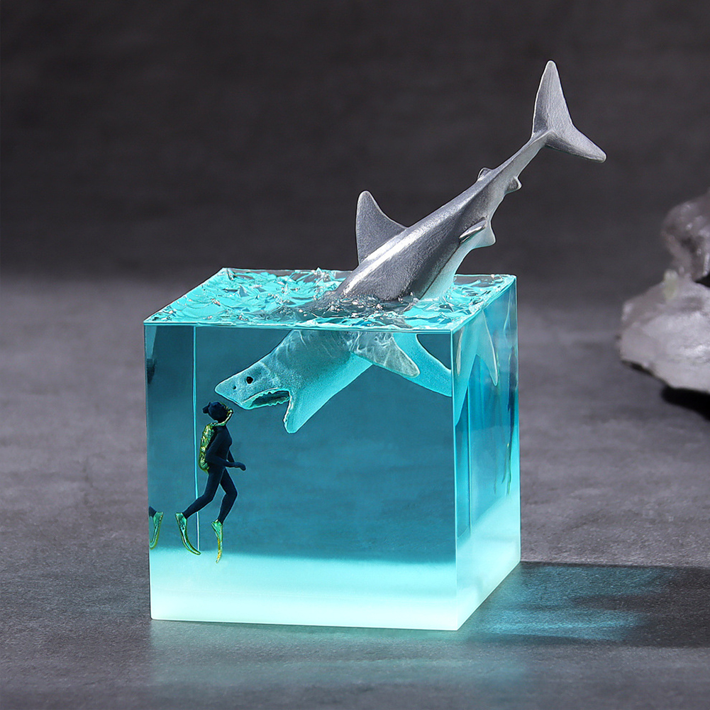 Micro Landscape Whale Diver Mo - Marine Aquarium Decorations のレビューと価格