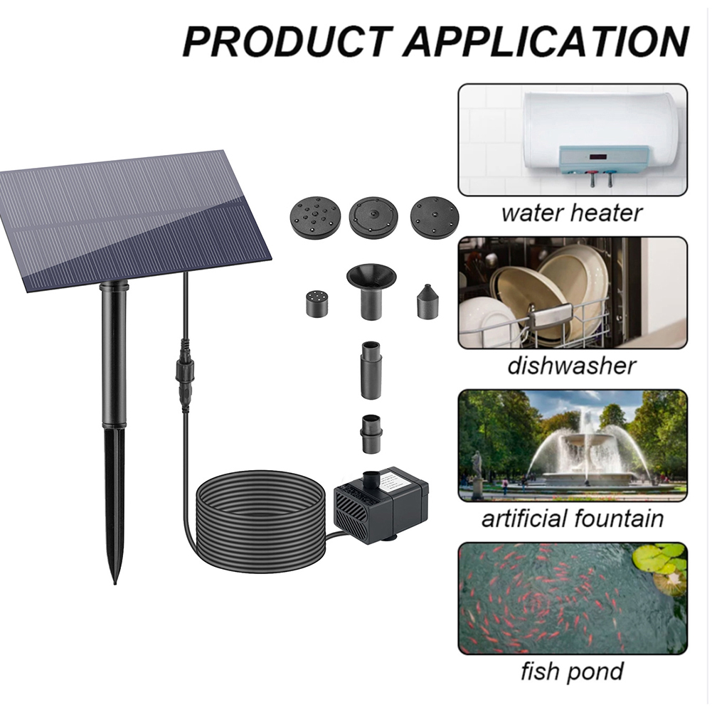 5W 5V Solar Water Pump Garden  - Aquarium Marine Tank のレビューと価格