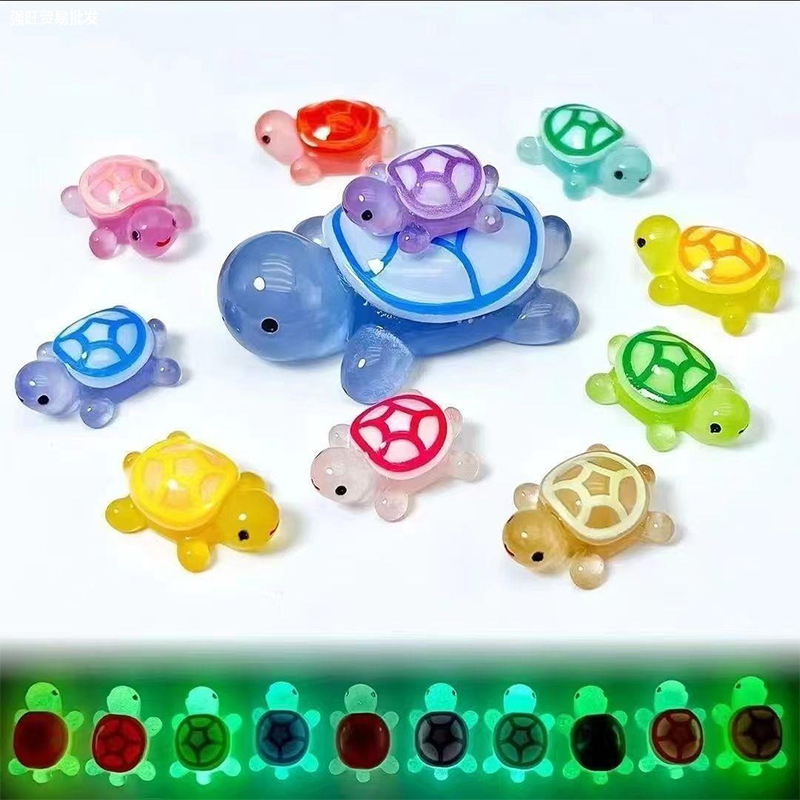 6/10pcs Mini Luminous Turtle H - Marine Aquarium Mini のレビューと価格