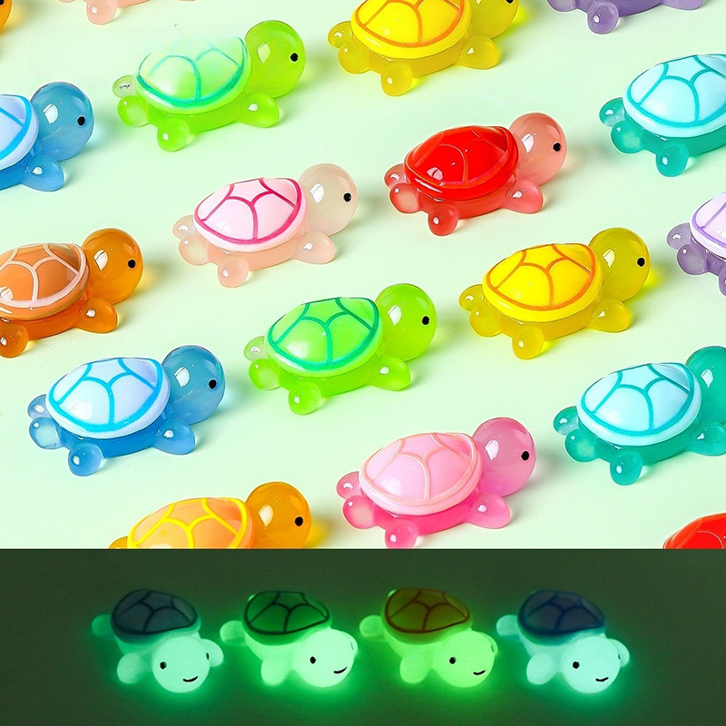 6/10pcs Mini Luminous Turtle H - Marine Aquarium Mini のレビューと価格