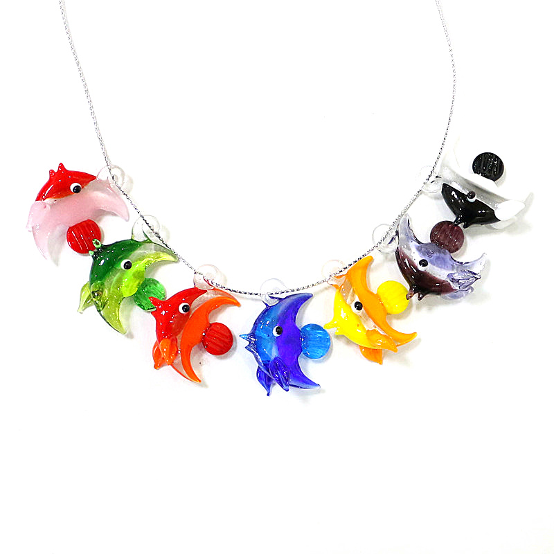 2pcs Mini Fish Glass Pendant C - Marine Aquarium Mini のレビューと価格